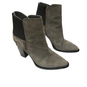 Vince Grey Suede Boots Womans‎ size 7.5
